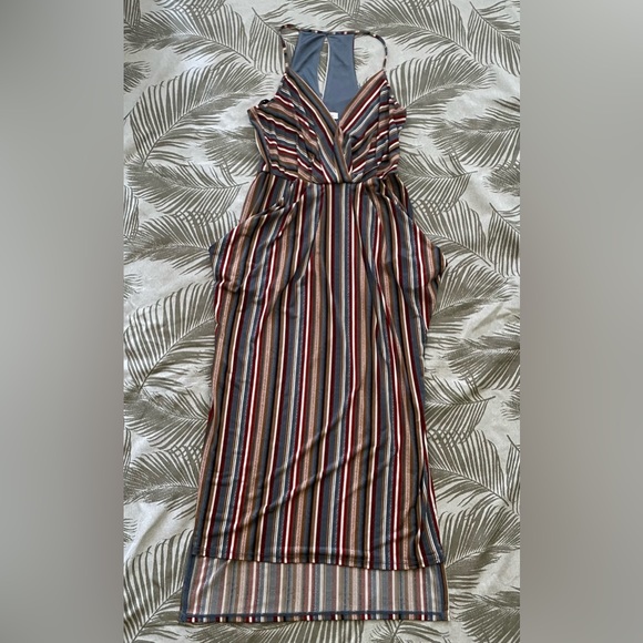 BCBGeneration Striped Midi Dress - Picture 4 of 4